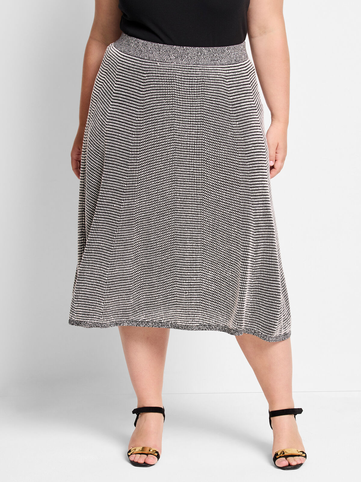 Pixel Knit Skirt