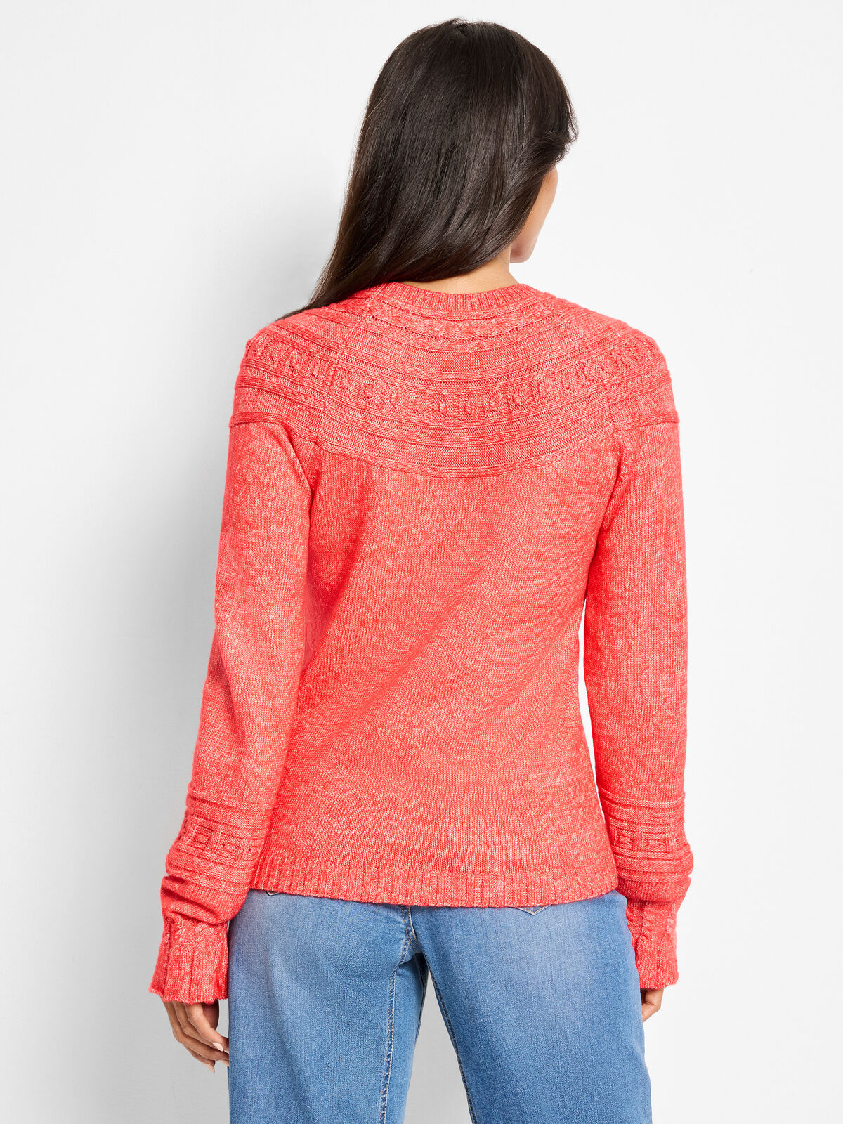 Textural Dot Cozy Sweater