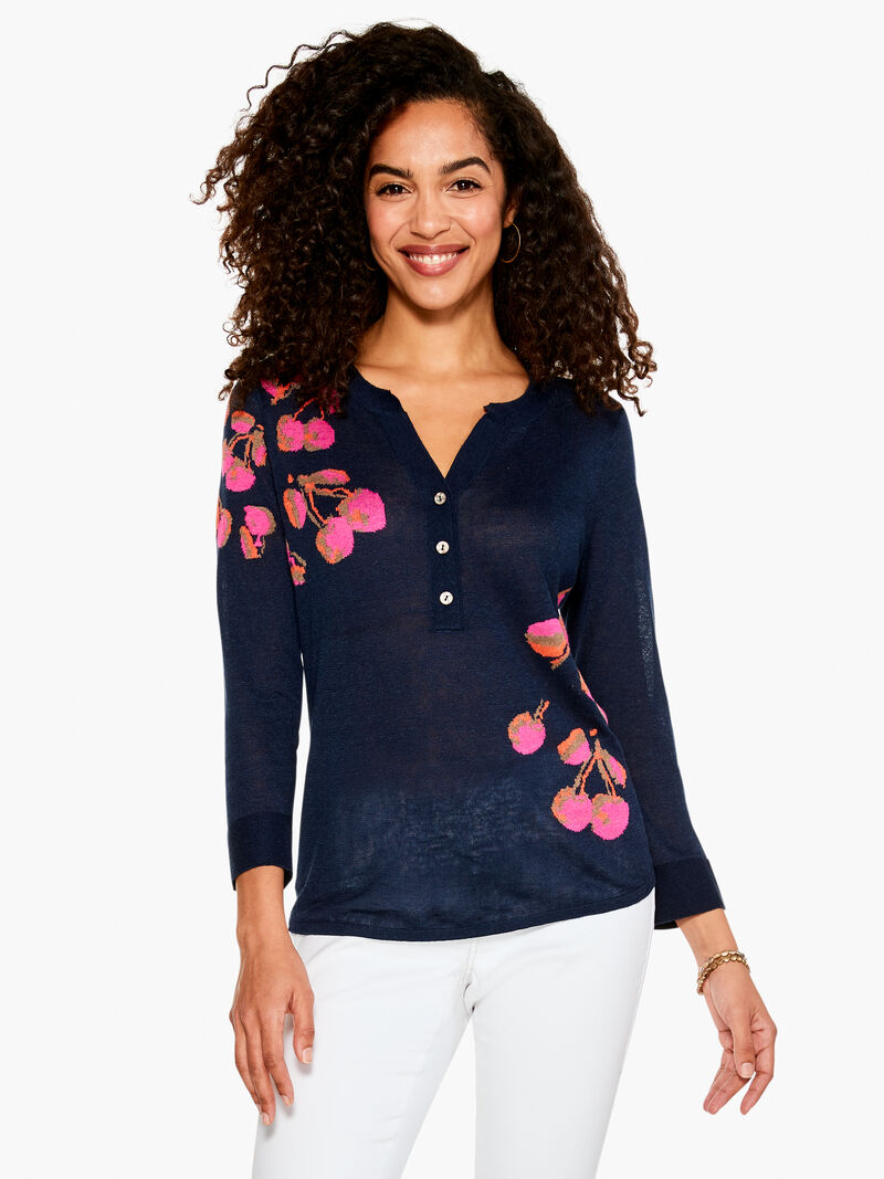
                    Cherry Twist Sweater