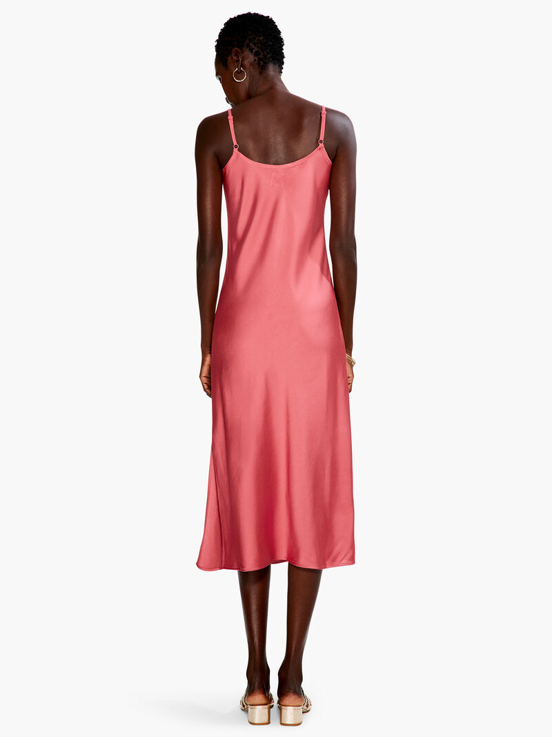 Woman Wears Crepe Slip Dress image number 2