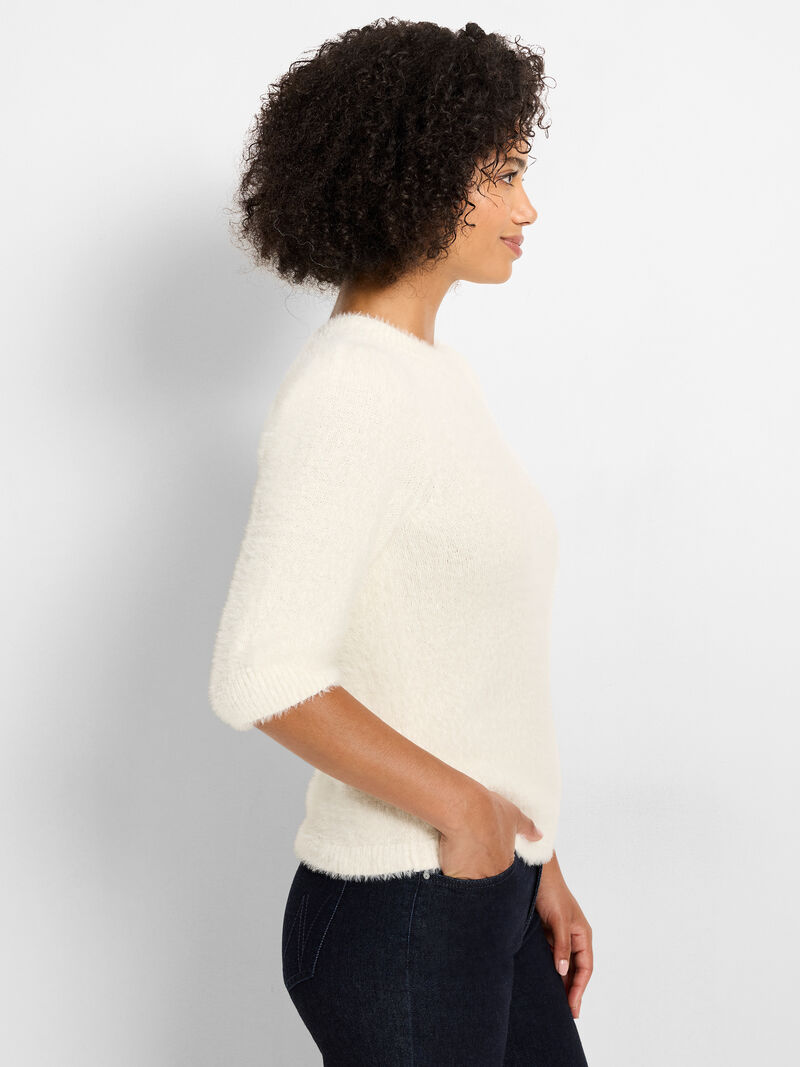 Woman Wears Cozy Chic Sweater image number 2