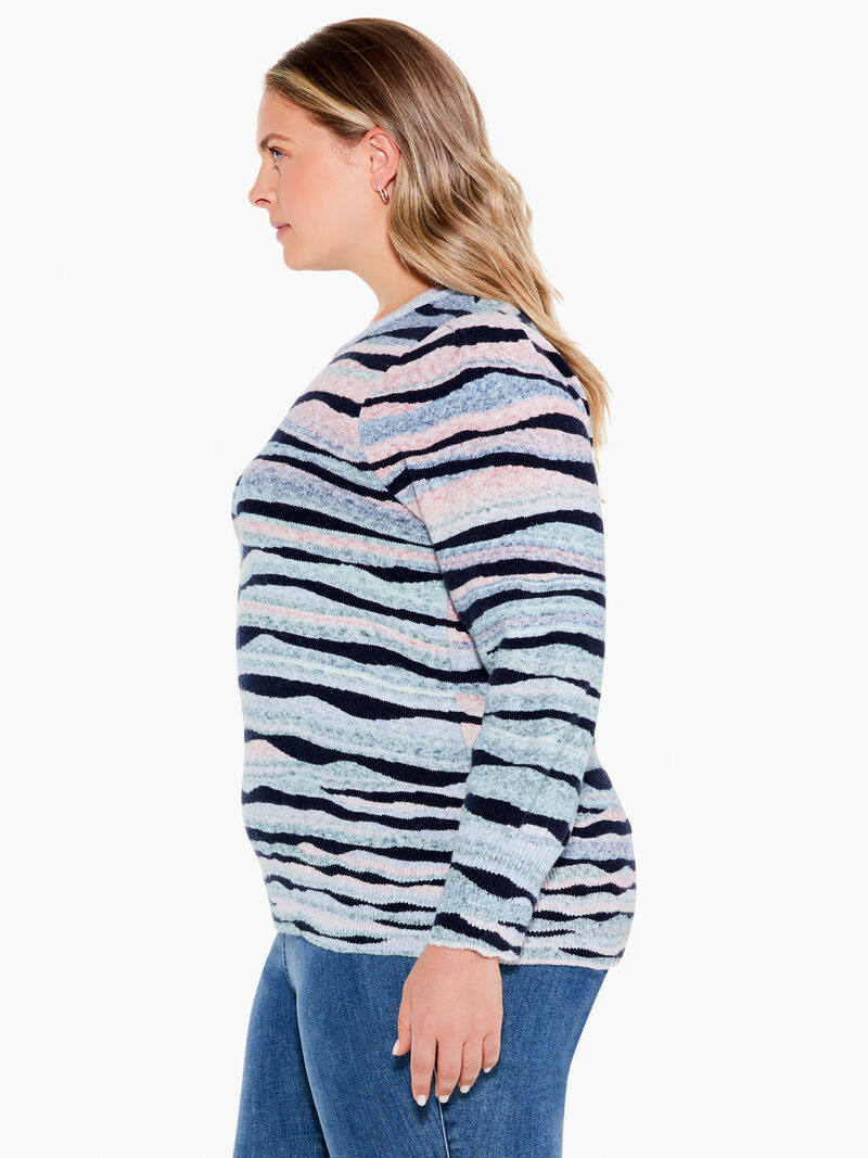 Woman Wears Snowed In Sweater image number 1