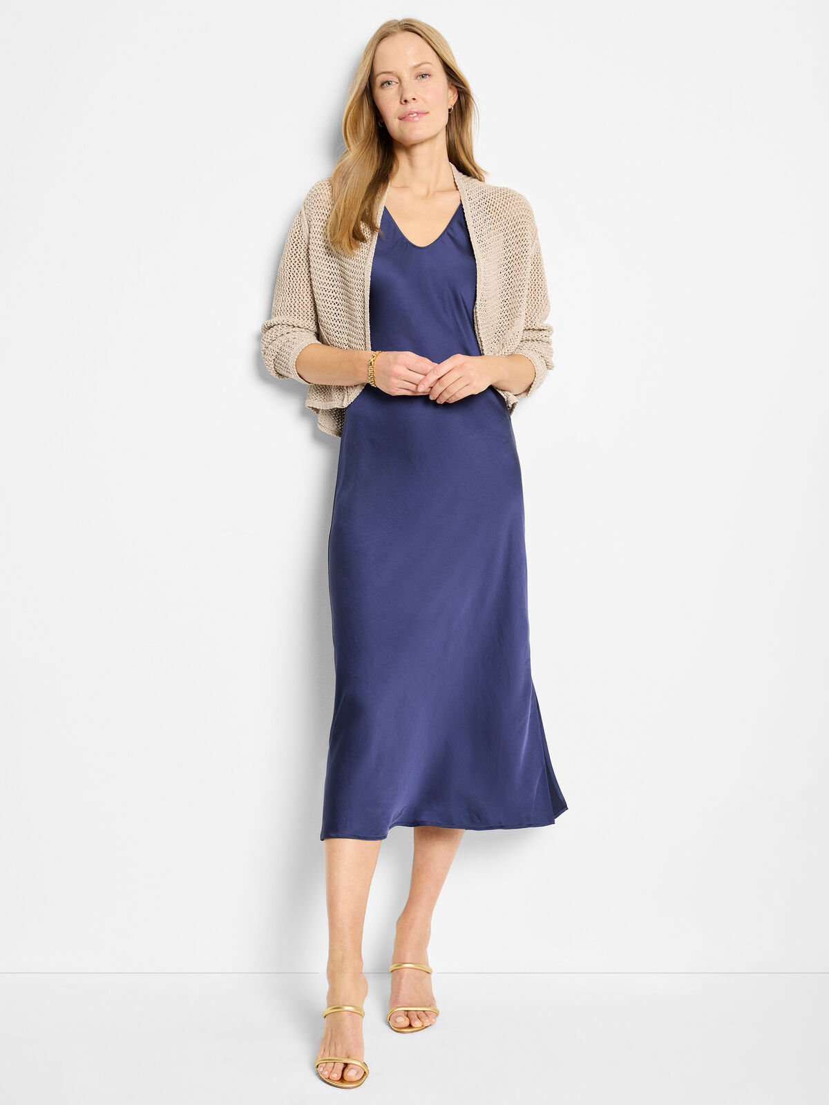 Mesh Cocoon Cardigan