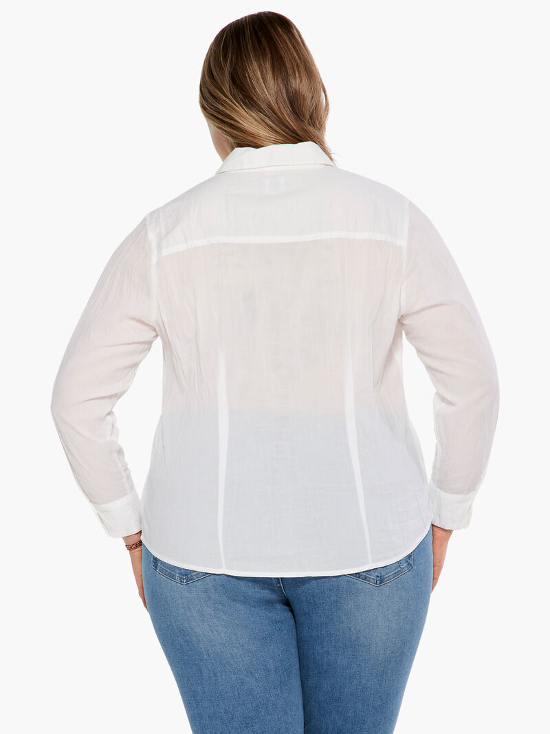 Woman Wears Crinkle Shirt image number 2