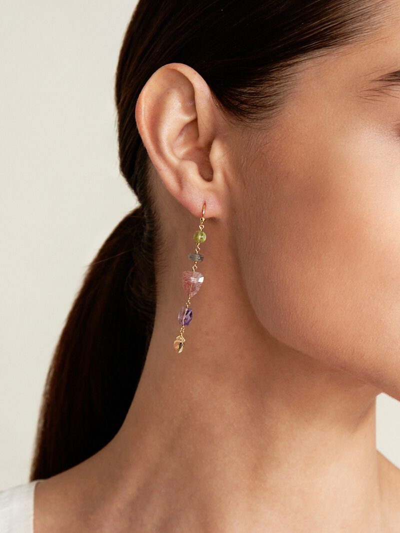 Woman Wears Chan Luu - Multi Stone Earring image number 1