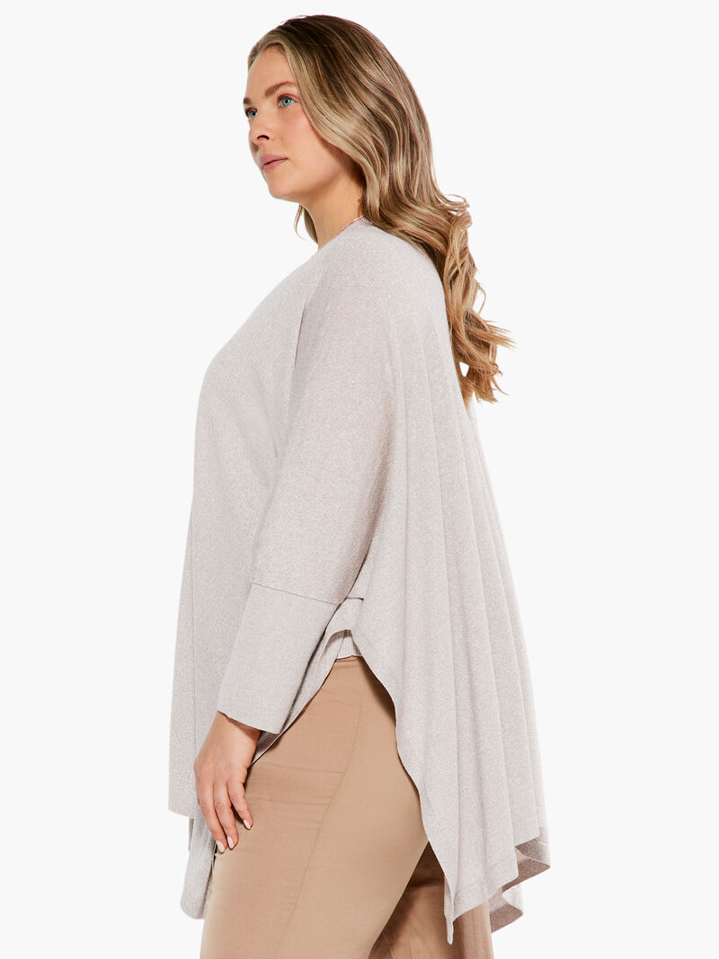Woman Wears Lurex Cover Up Cardigan image number 1