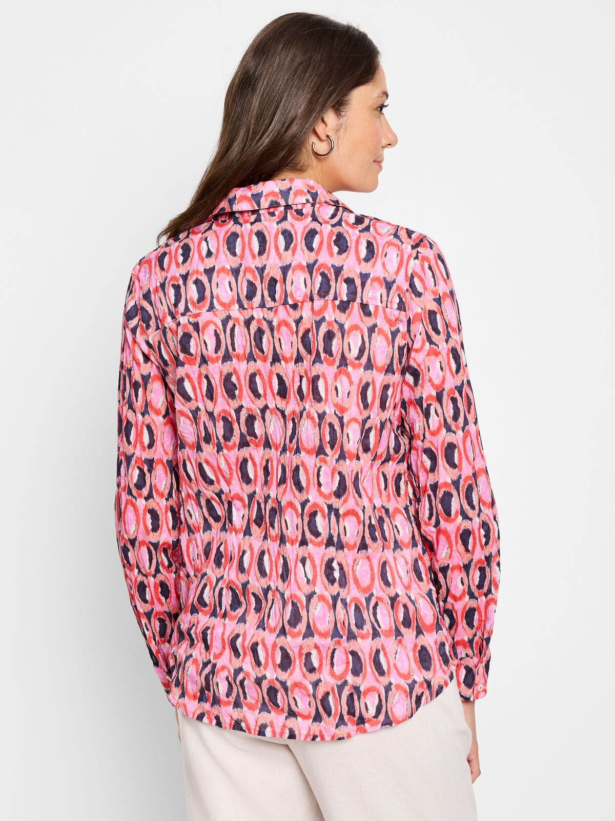 Ikat Rings Cotton Shirt