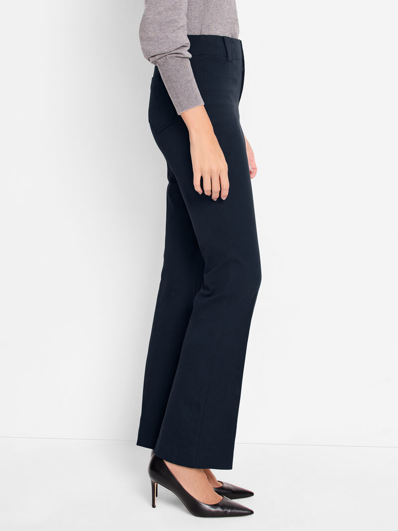 Woman Wears 31" Plaza Demi Boot Cotton Bi-Stretch Pant image number 2