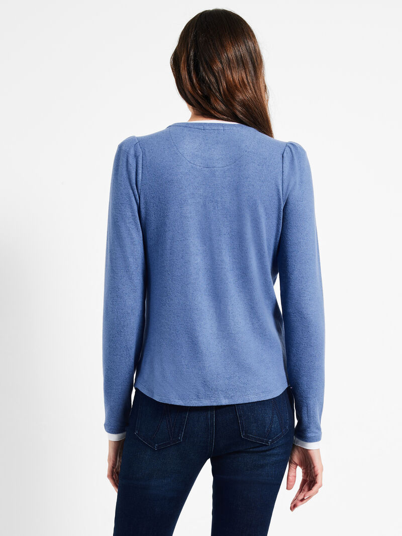 Woman Wears NZT Sweet Dreams Puff Shoulder Layered Top image number 2