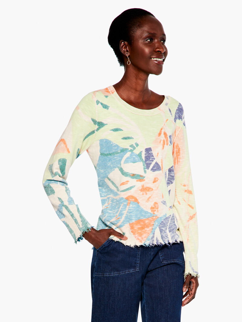 Woman Wears Soft Meadow Sweater image number 0