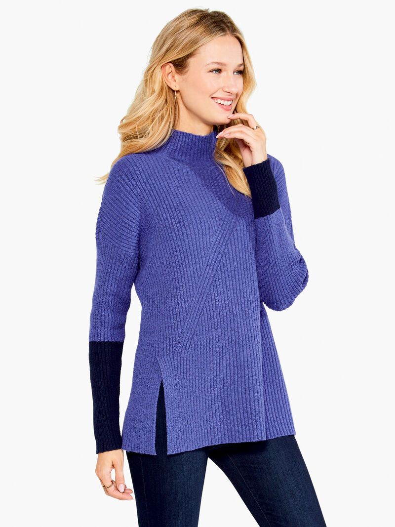 Cozy Up Textured Turtleneck Sweaterimage number 0
