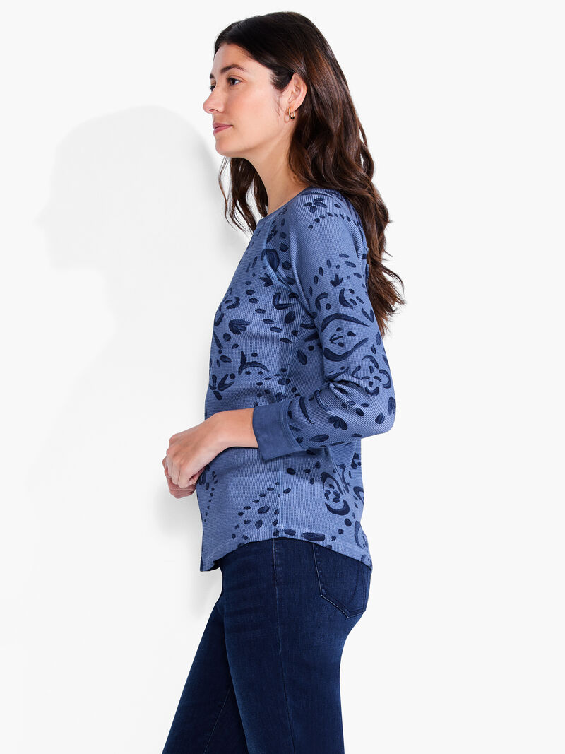 NZT Long Sleeve Oceanus Waffle Tee