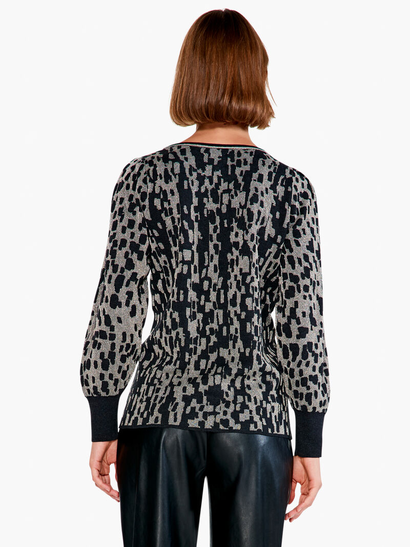 Woman Wears Twilight Shimmer Sweater image number 2
