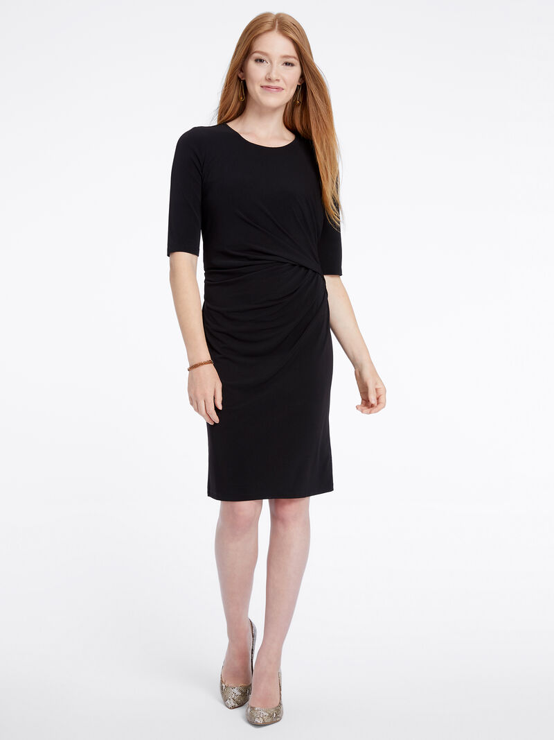 Woman Wears Fundamental Drape Dress image number 0