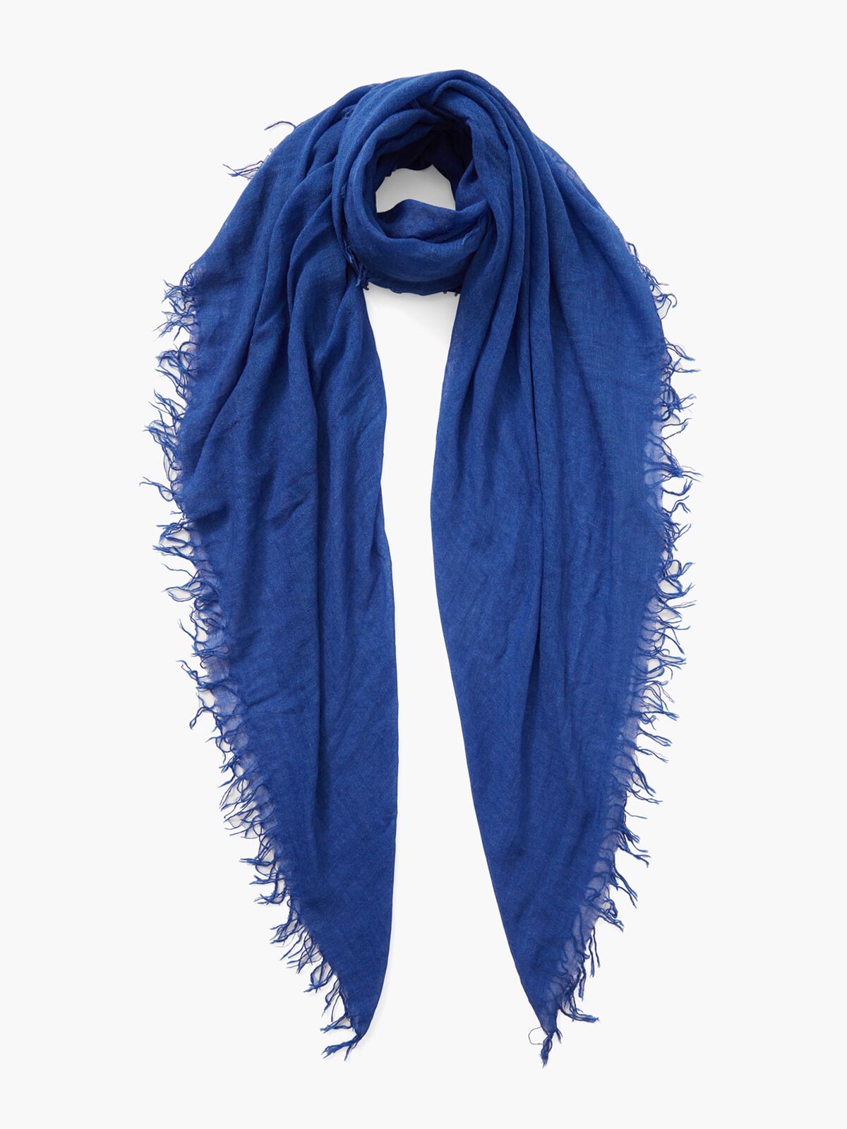 Chan Luu - Solid Scarf With Fringe Edges