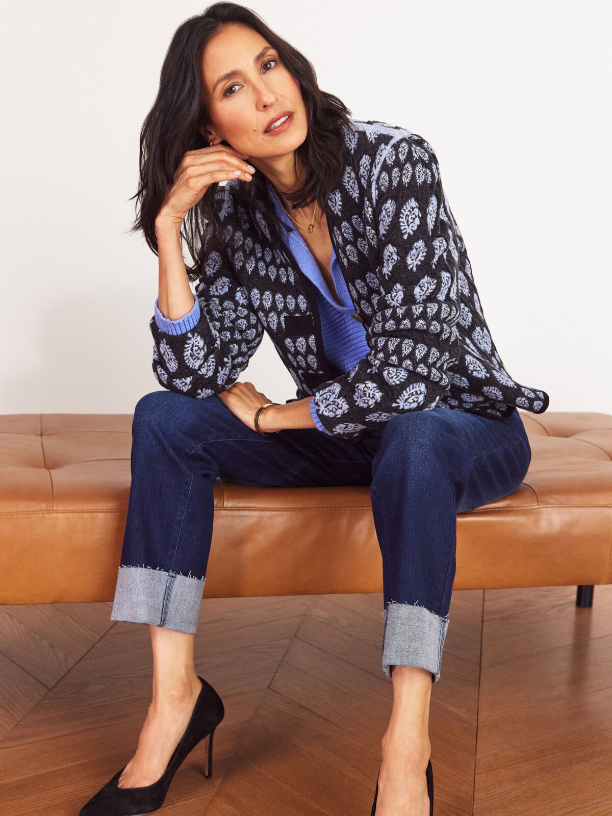 Quilted Eclipse Knit Jacket