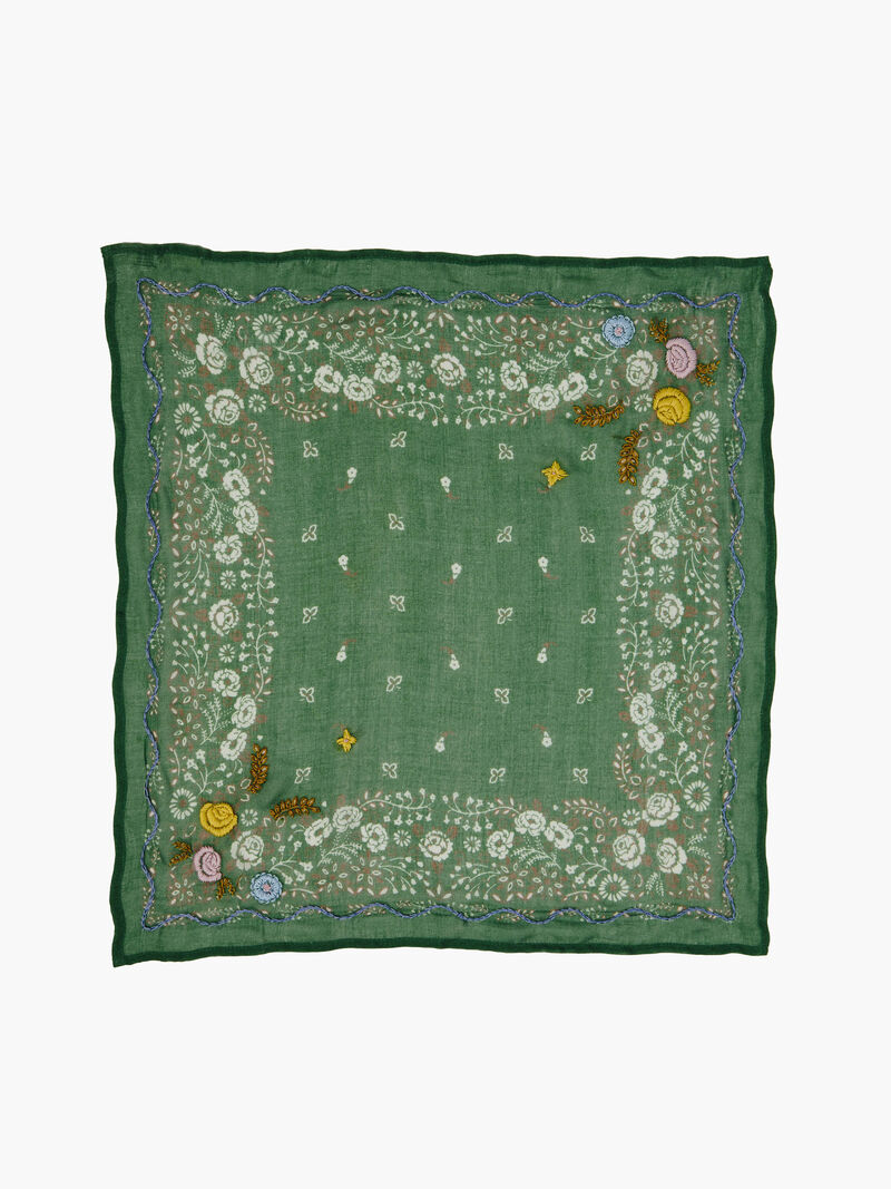 Woman Wears Chan Luu - Embroidered Bandana image number 1