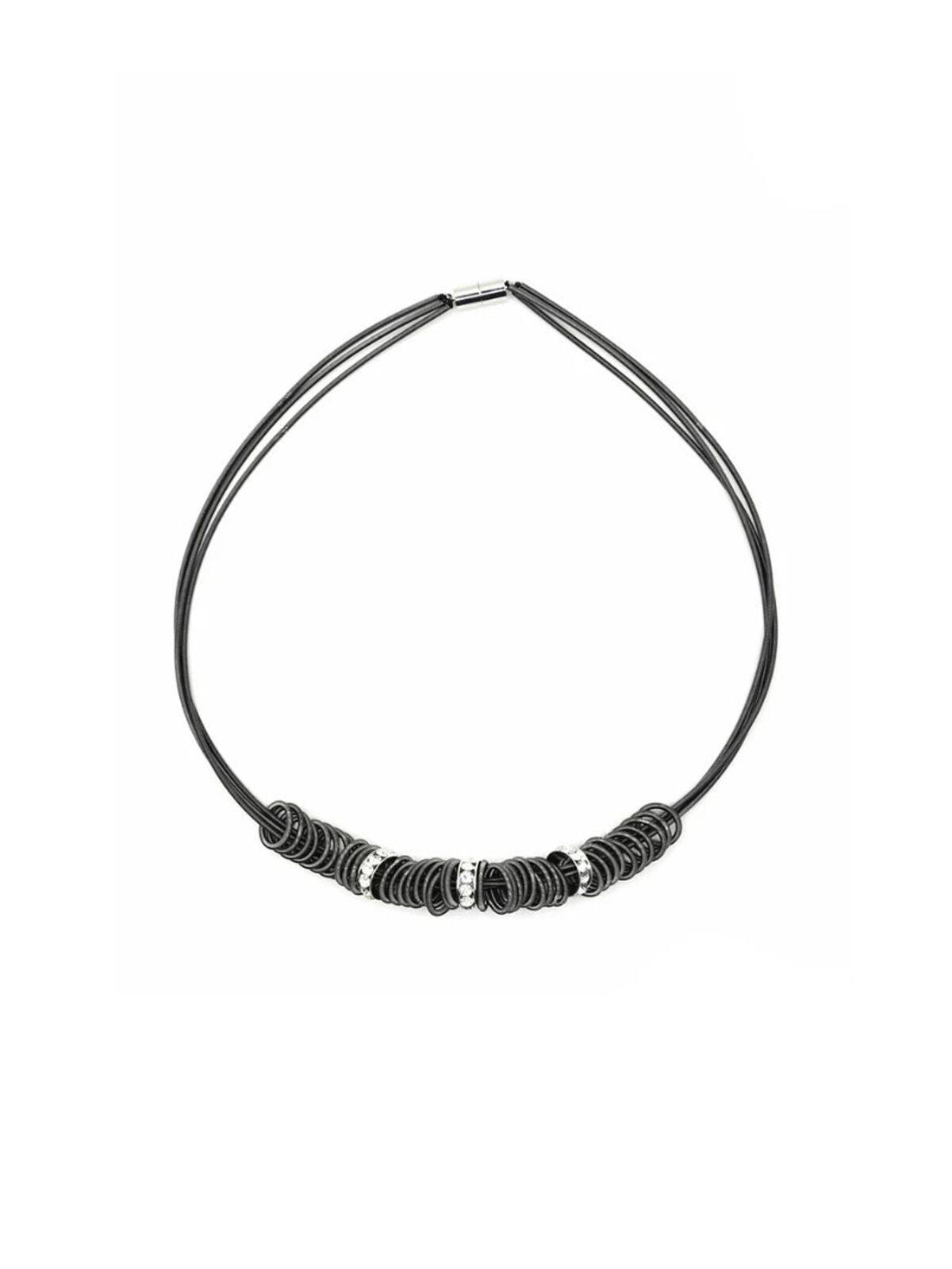 Sea Lily - Multi Strand Necklace with Crystals