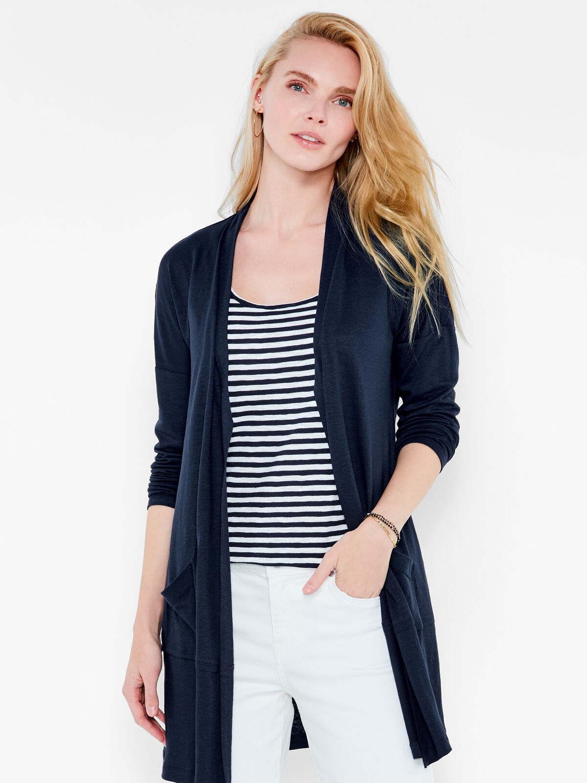 NZT Long Sleeve Pocket Cardigan