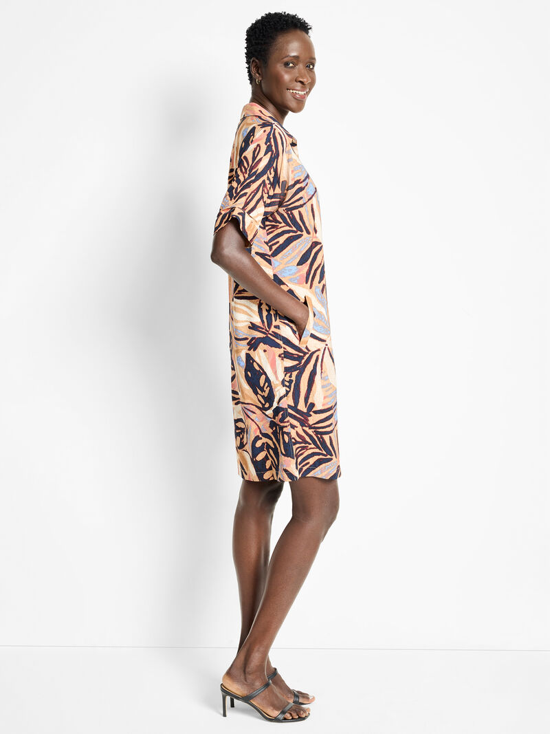 Woman Wears Terracotta Garden Devon Dress image number 2