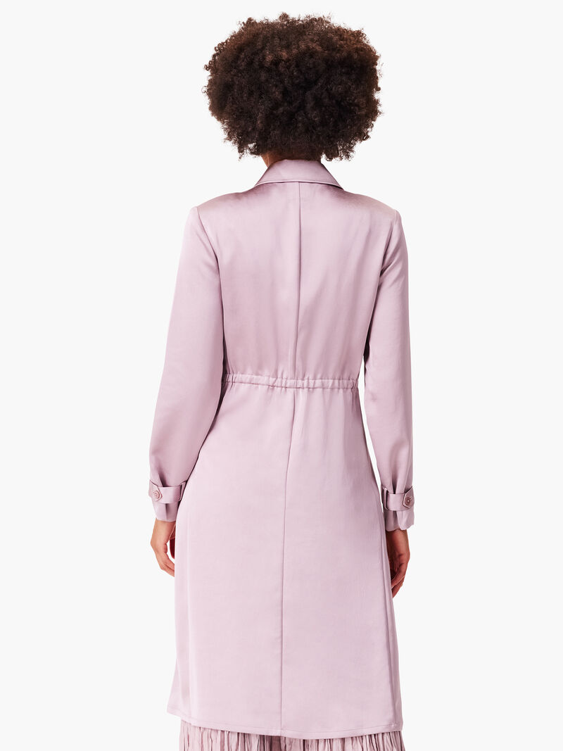 Woman Wears Chic Eve Trench image number 3