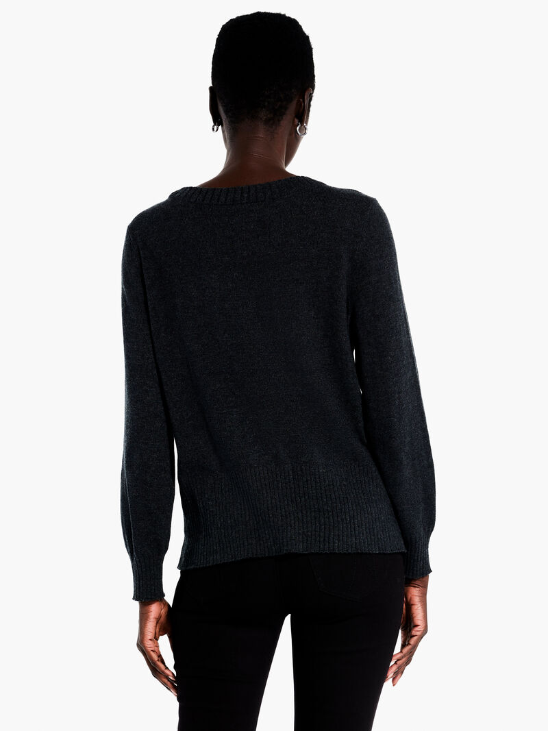 Woman Wears Falling Frost Sweater image number 2