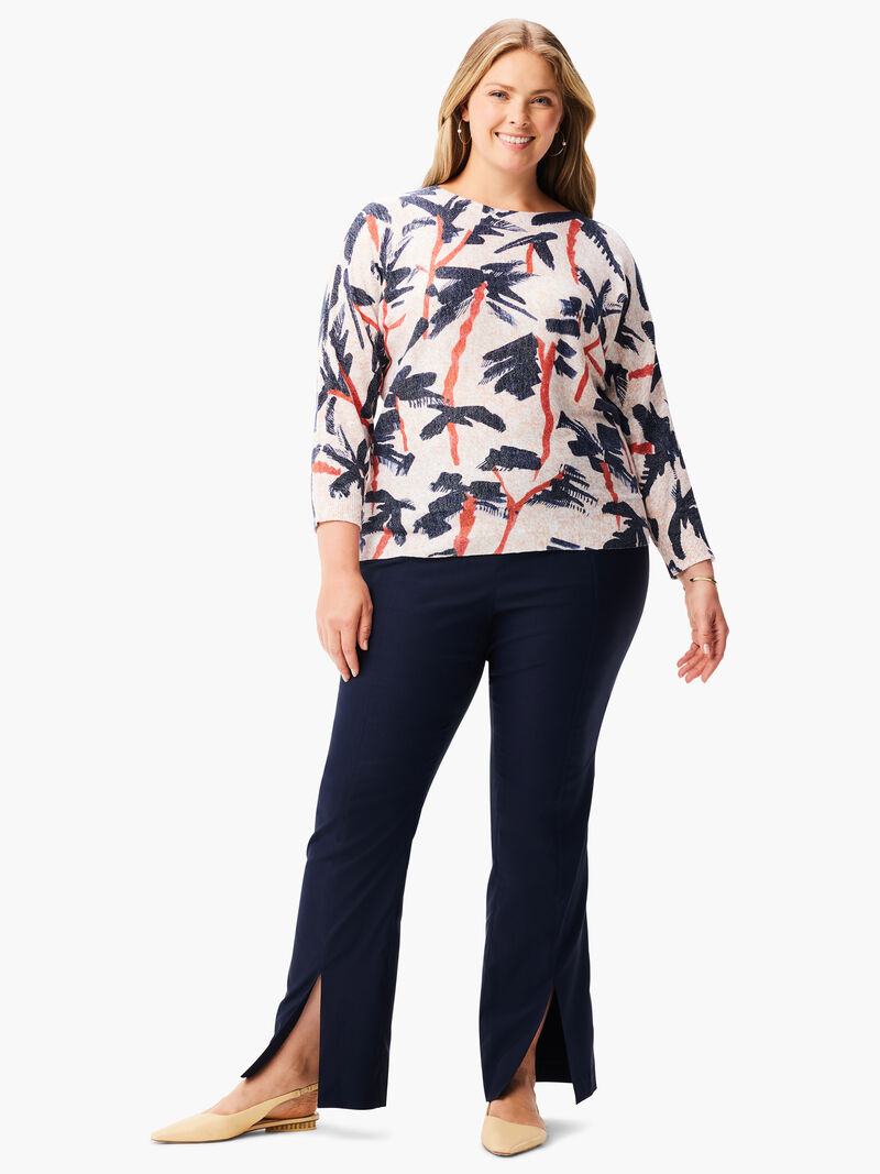 Woman Wears Painted Palms Sweater image number 3