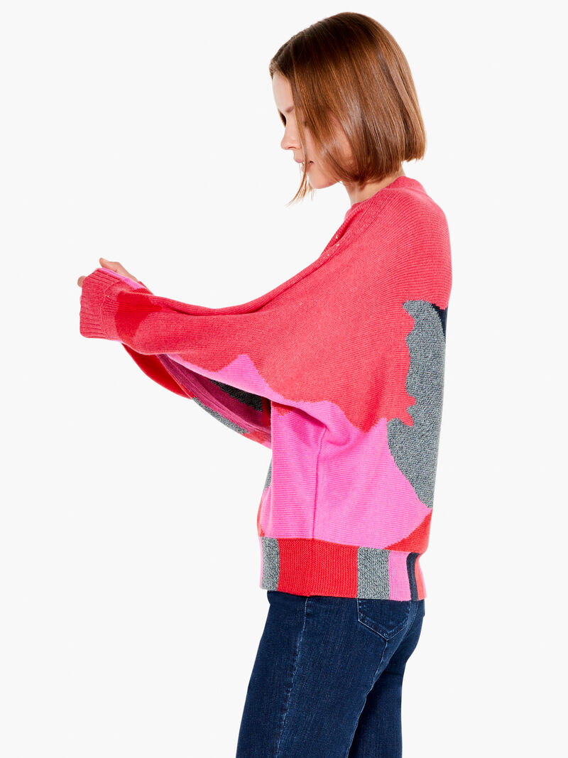 Woman Wears Soft Sparkles Sweater image number 2
