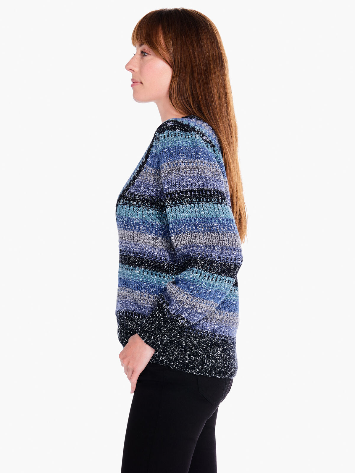 Sapphire Stripes Sweater