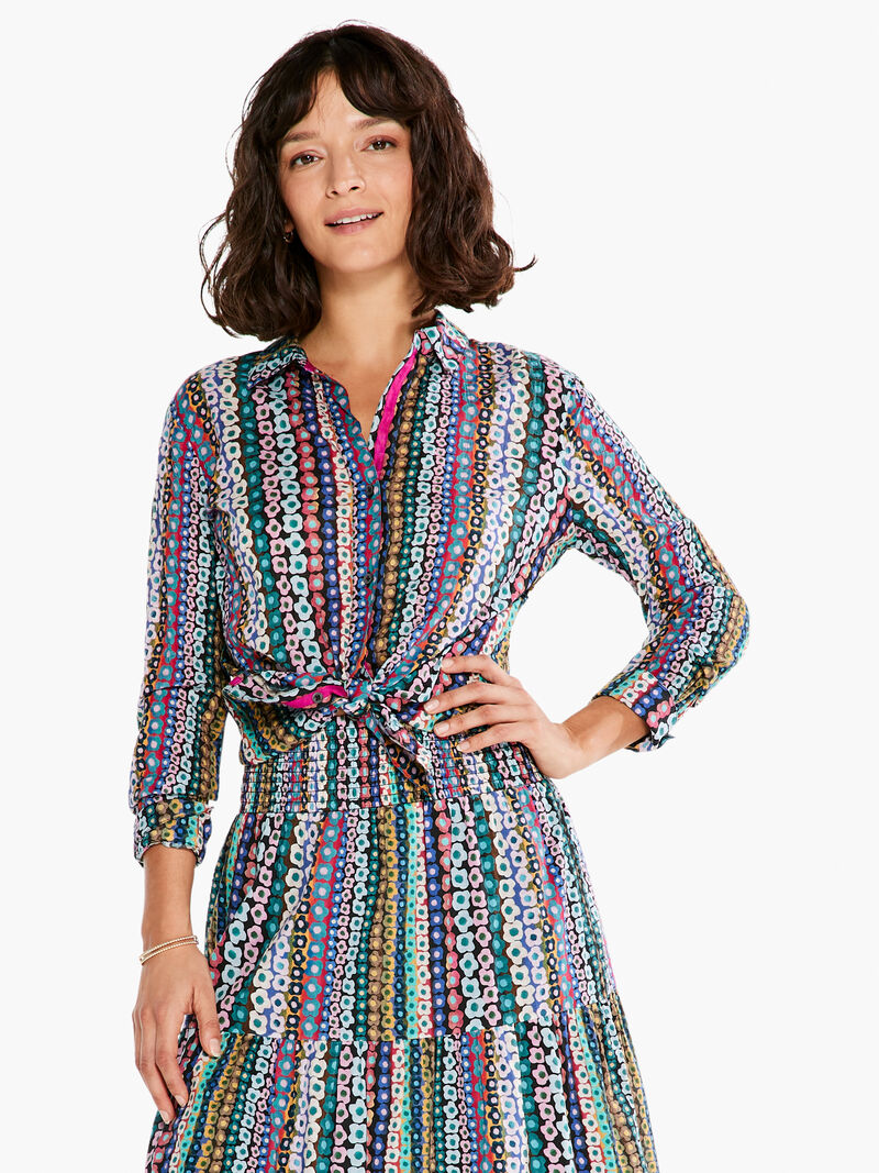 Flower Field Crinkle Shirt
