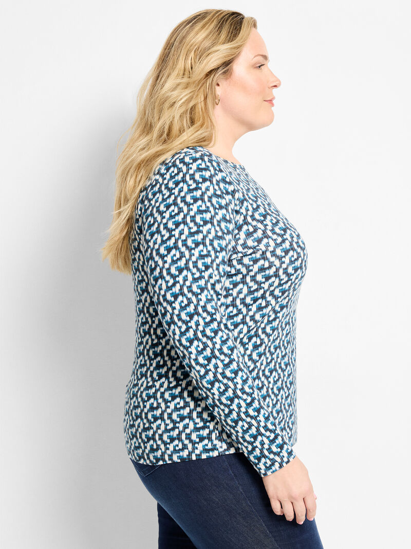 NZT Long Sleeve Printed Boat Tee