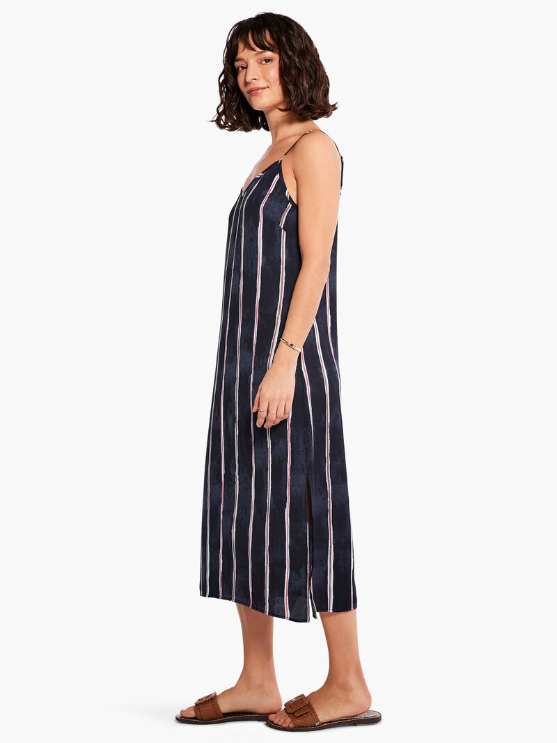 Wavy Lines Slip Dress