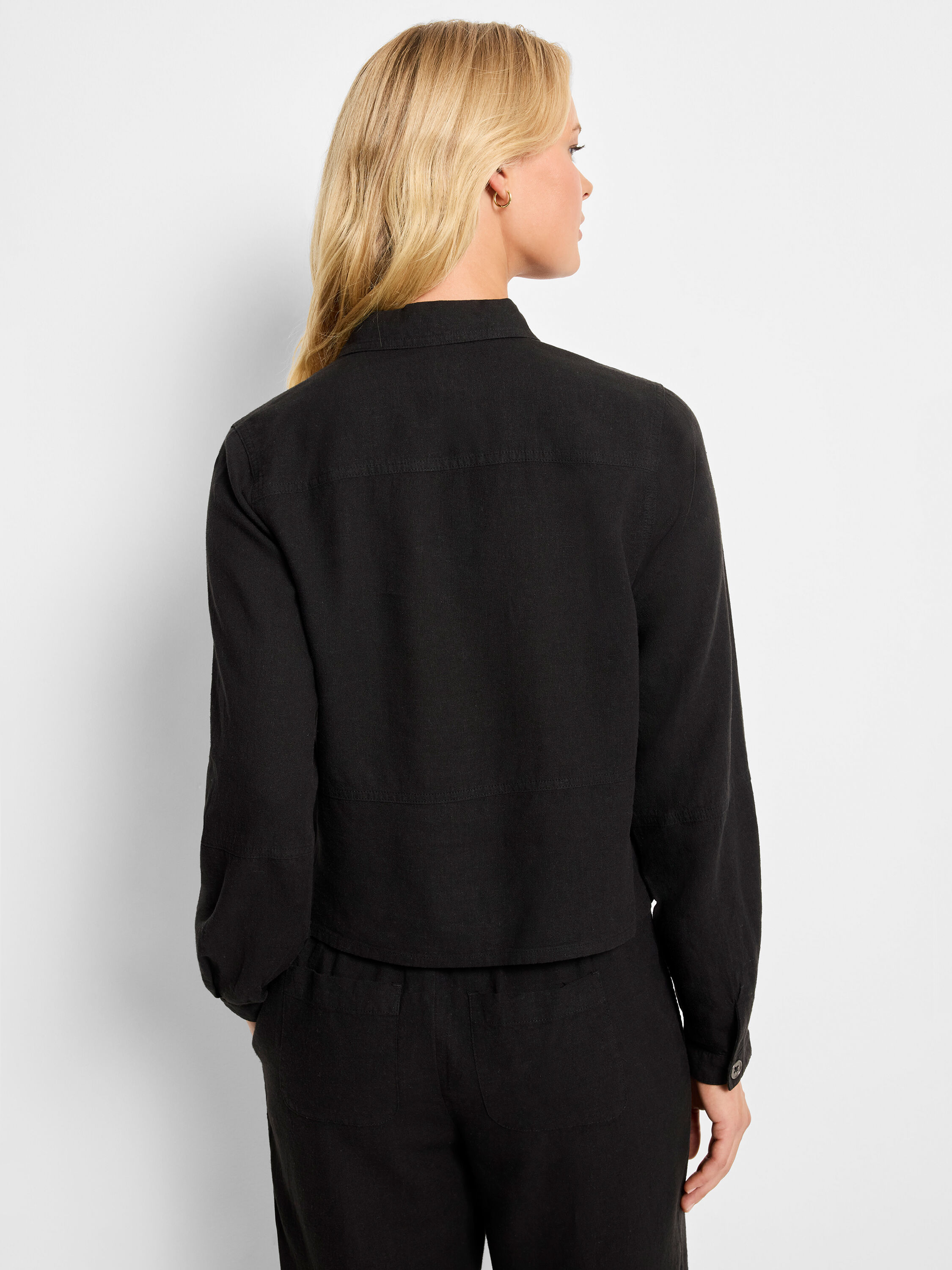 Rumba Linen Pocket Jacket | NIC+ZOE