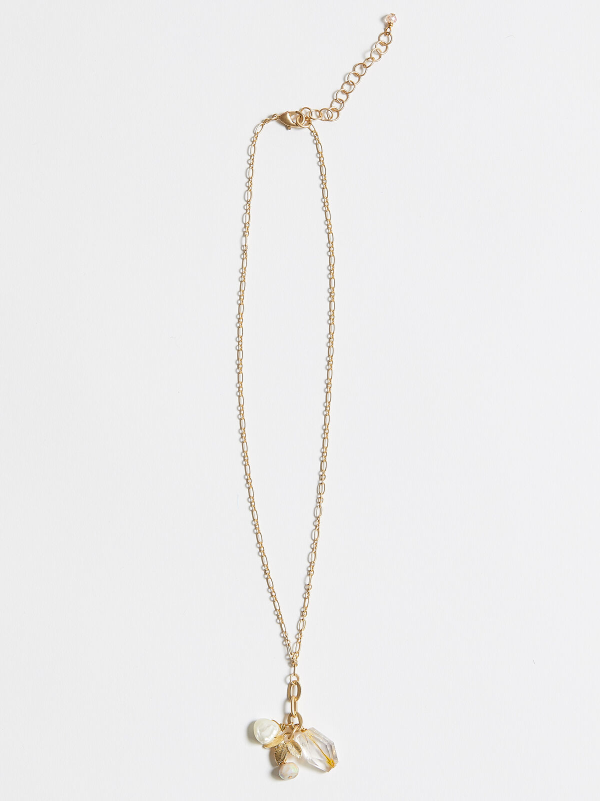 16 Inch Leaf Pendant Necklace