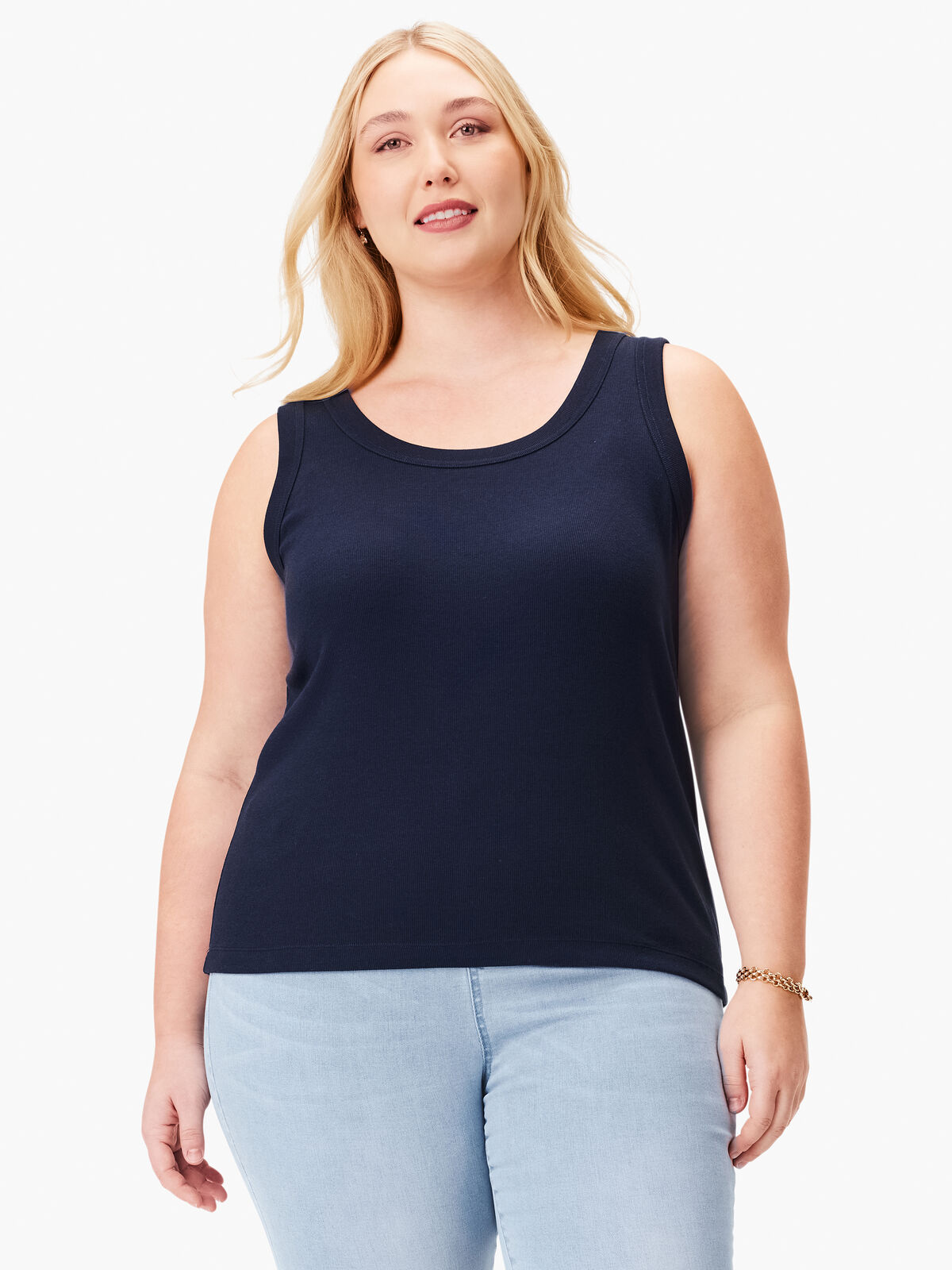 Perfect Knit Rib Scoop Tank