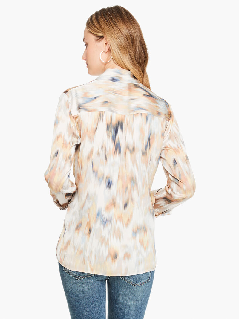 Woman Wears Dreamy Ikat Blouse image number 2