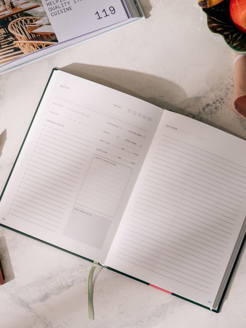 Woman Wears Papier - Al Fresco Recipe Journal image number 1