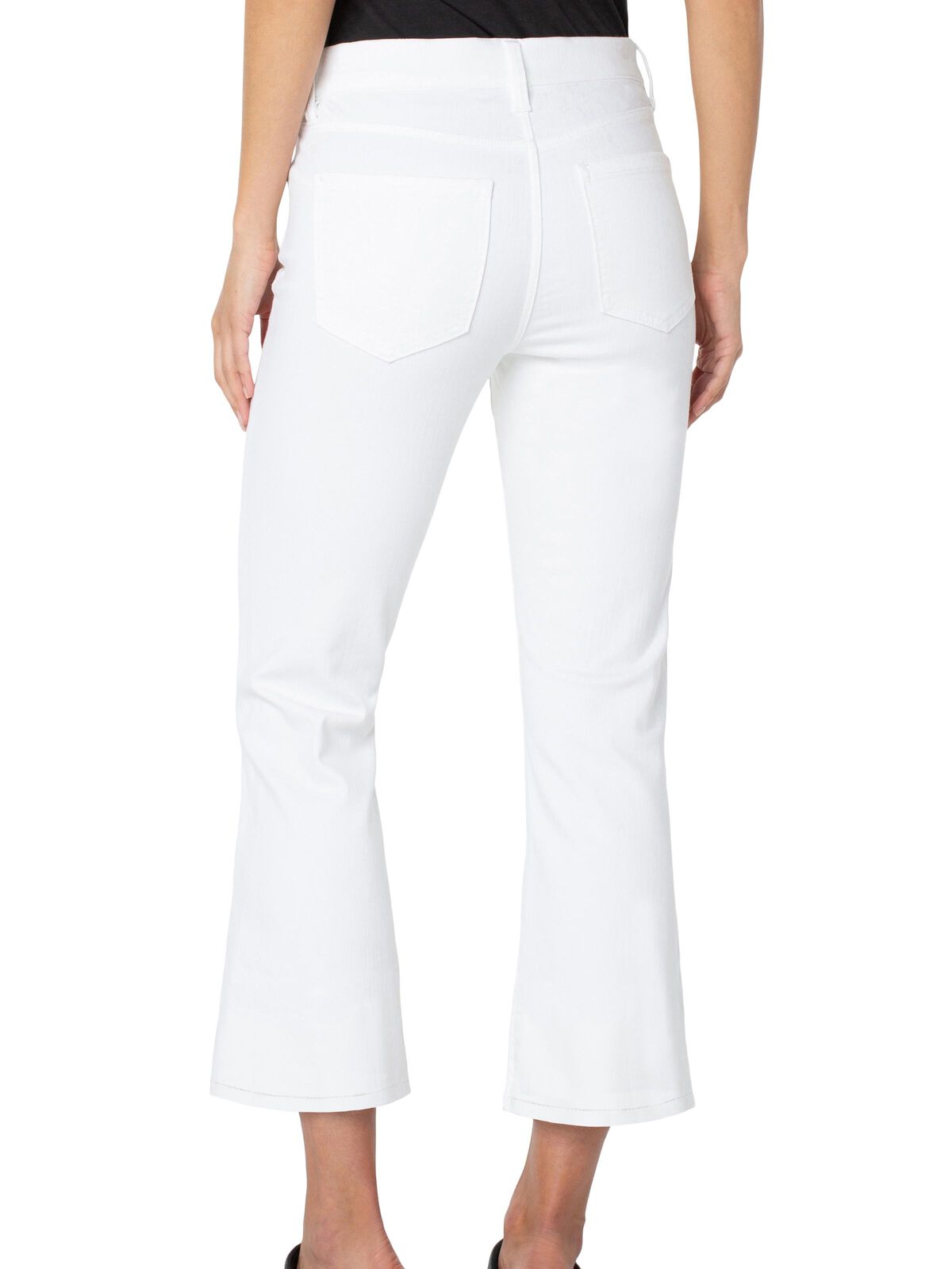 Liverpool - Gia Glider Crop Flare Cut Hem
