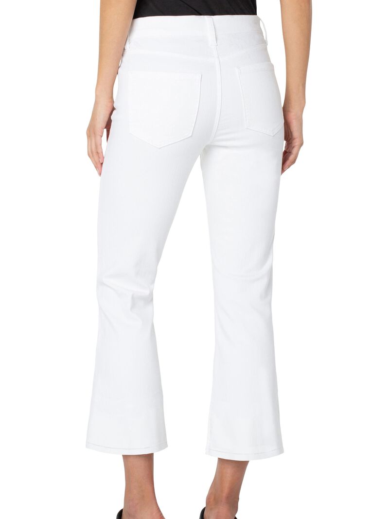 Woman Wears Liverpool - Gia Glider Crop Flare Cut Hem image number 1