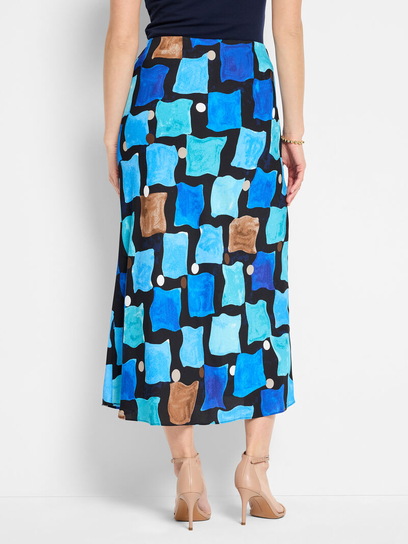Woman Wears Sea Glass Slip Skirt image number 3