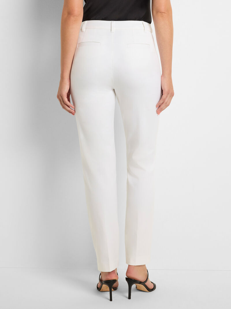 Woman Wears 28" Cotton Bi-Stretch Copley Straight Pant image number 3
