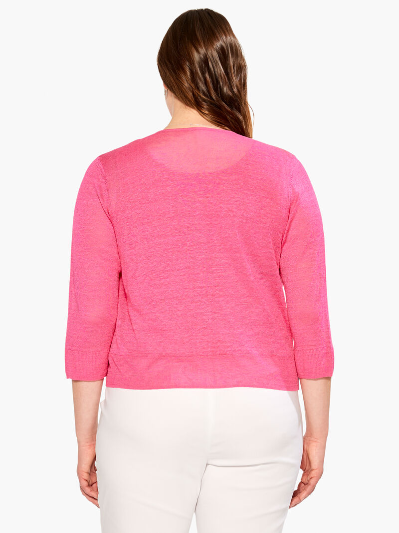 Woman Wears Easy Featherweight Cardigan image number 2