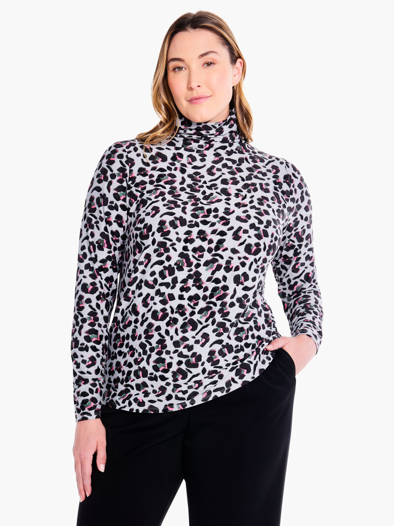 Woman Wears Cheetah Pop Top image number 0