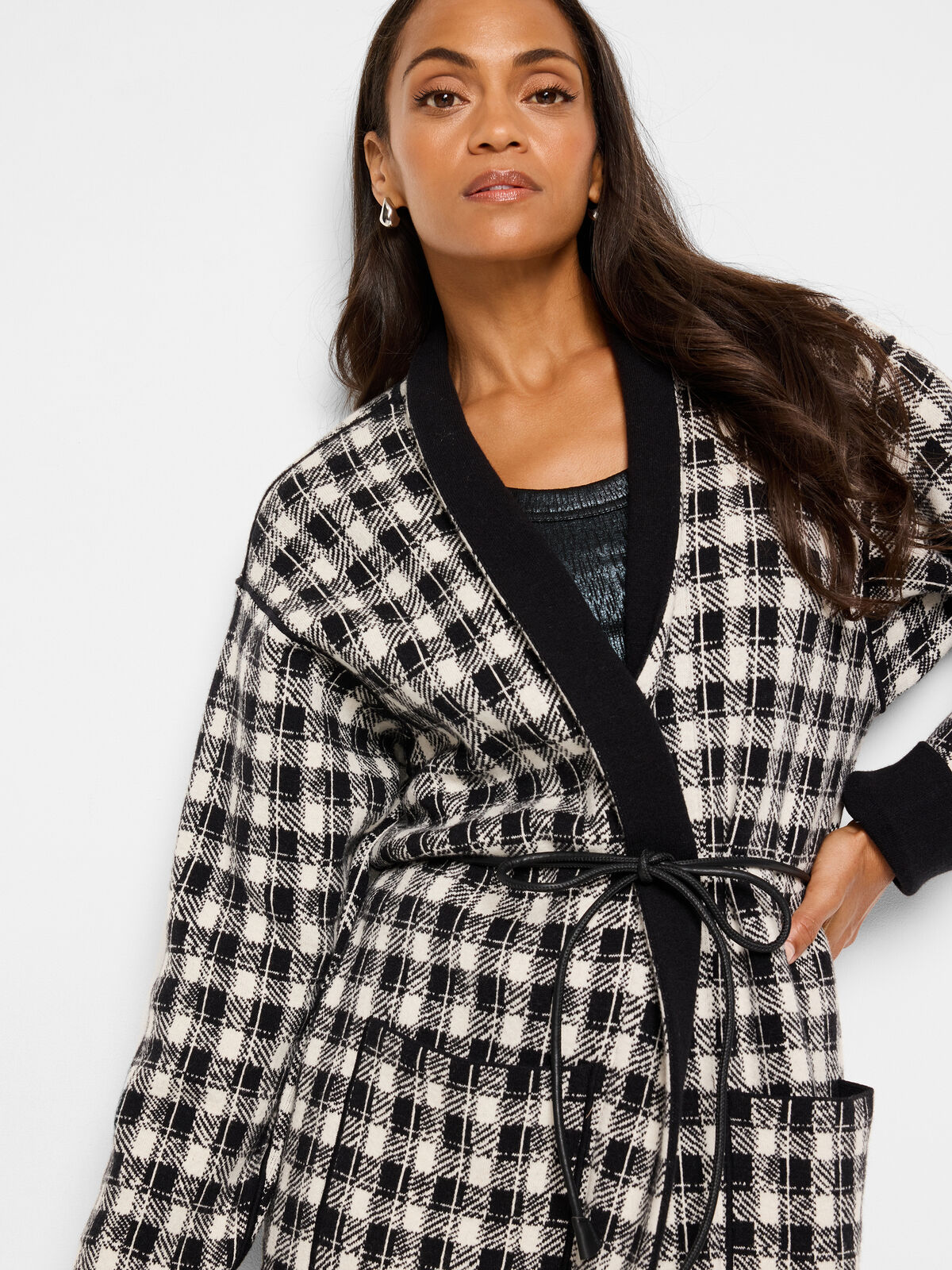 Cool Nights Houndstooth Reversible Jacket
