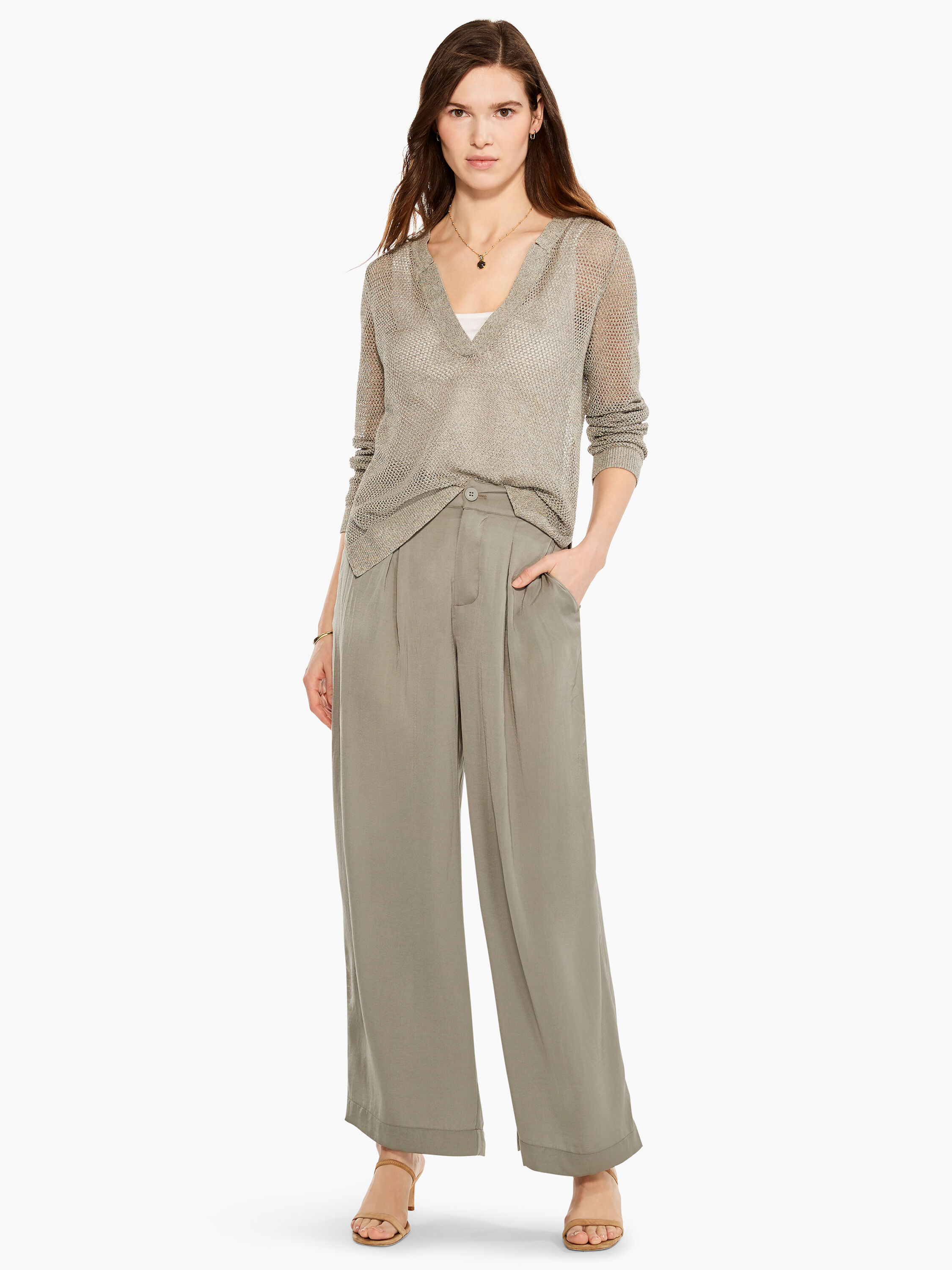 Soft Drape Wide Leg Pant NIC ZOE
