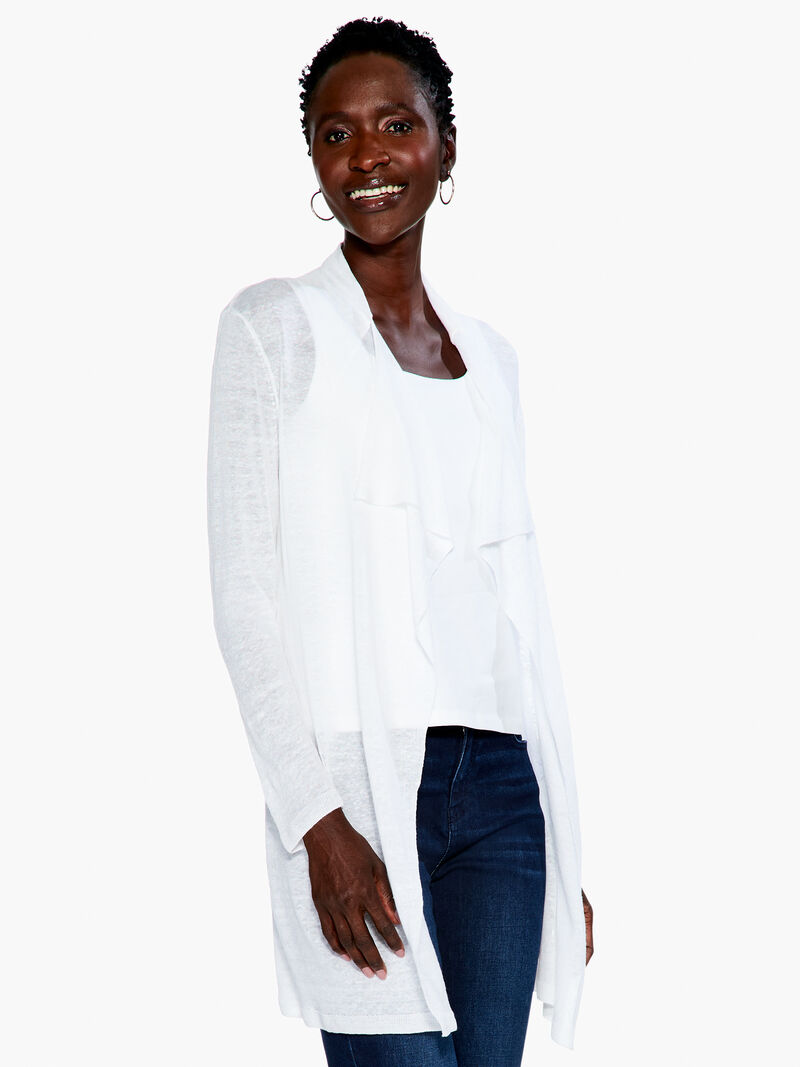 Woman Wears Featherweight Drape Cardigan image number 0