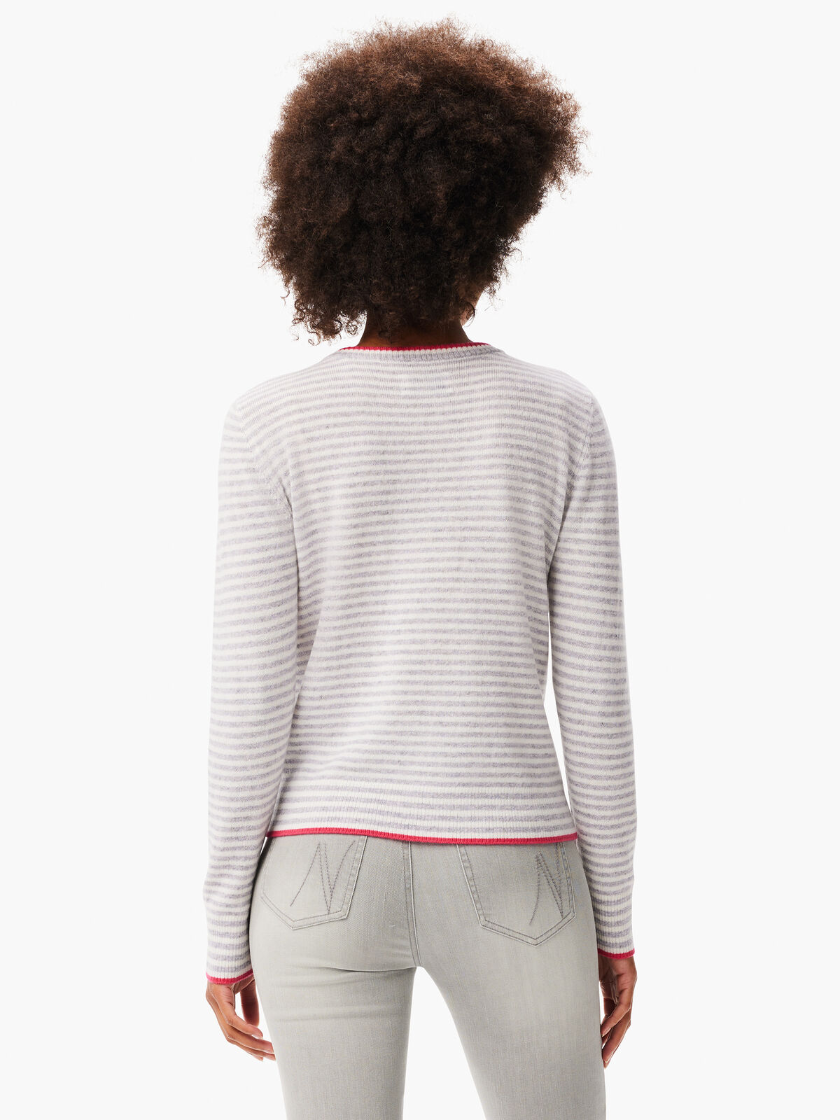 Easy Stripe Cashmere Sweater