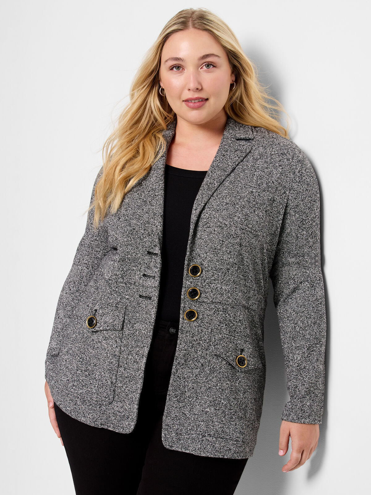 Editor Knit Blazer