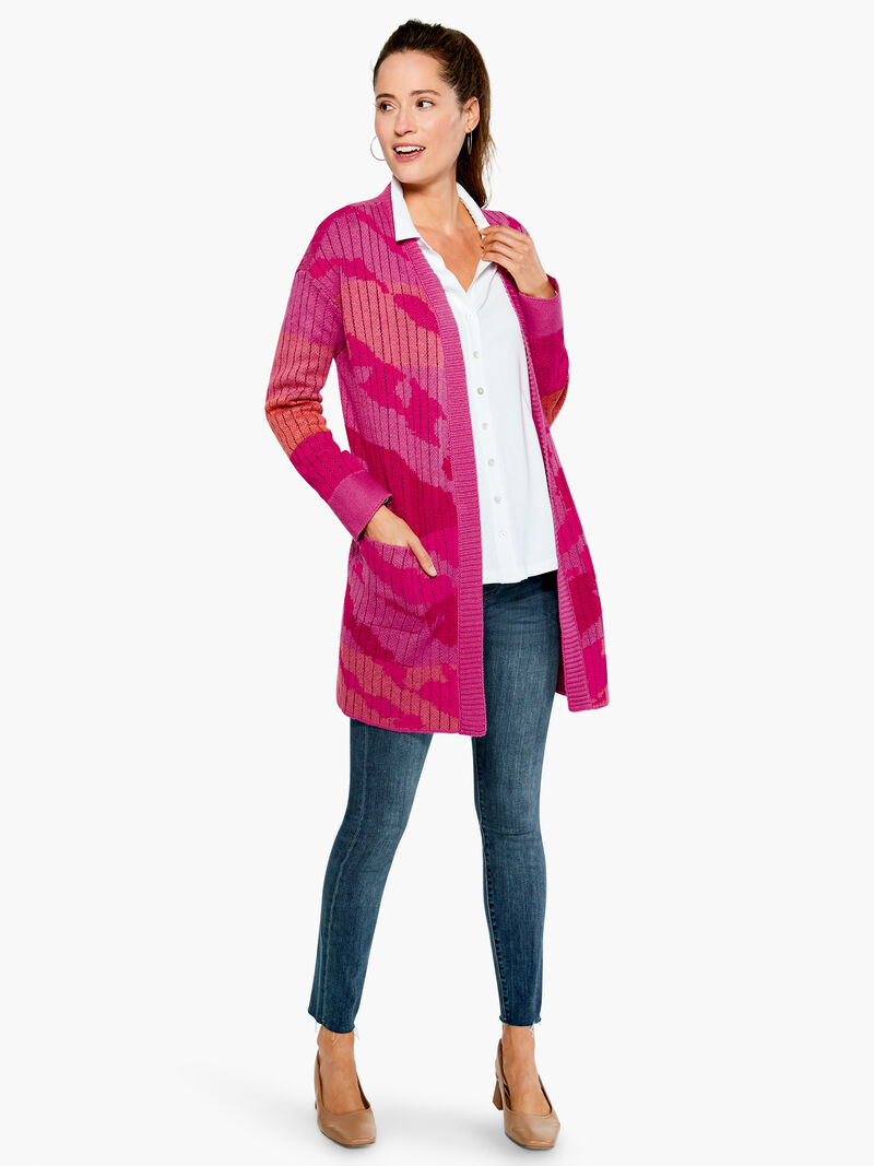 Woman Wears Sun Chaser Cardigan image number 3