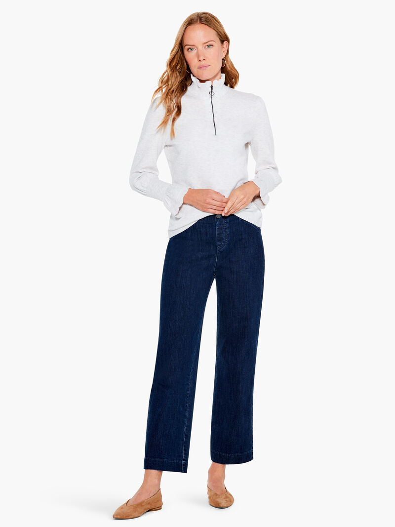 Woman Wears Easy Charm Sweater image number 4